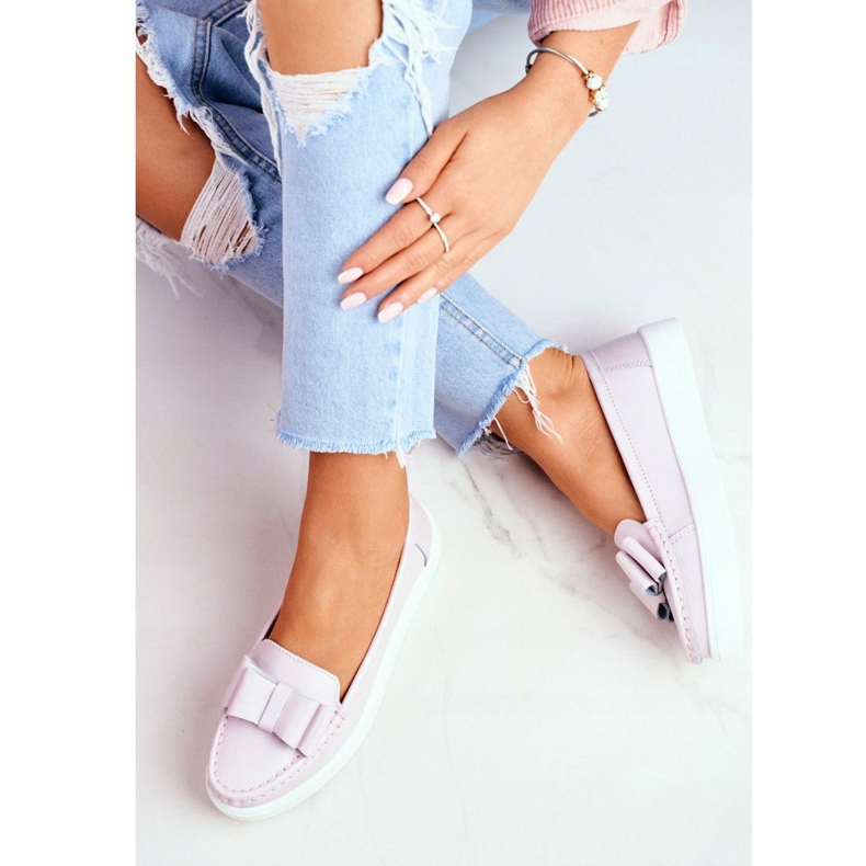 S.Barski Női cipők bőr rózsaszín Lovrenben 2