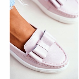 S.Barski Női cipők bőr rózsaszín Lovrenben 1