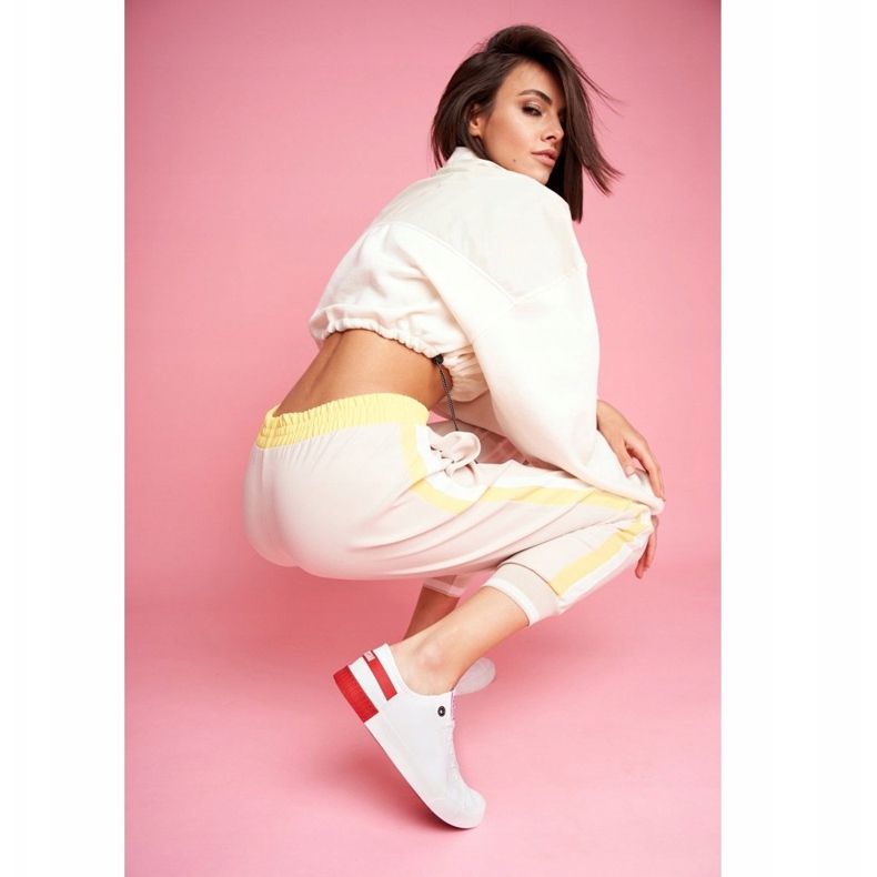 Női cipők Big Star White FF274174 fehér 2