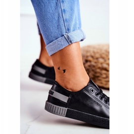 Női cipők Big Star Black FF274177 fekete szürke 2