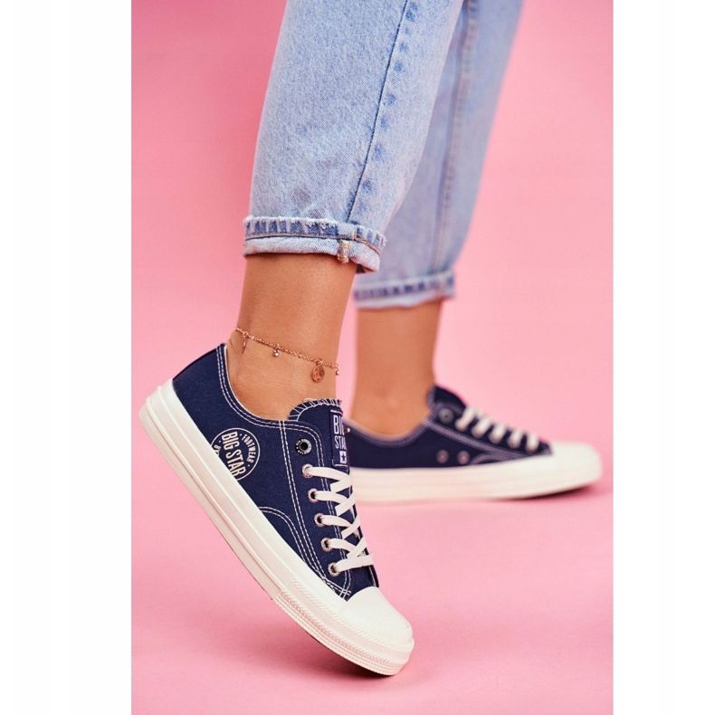 Női cipők Big Star Navy Blue FF274125 sötétkék 2