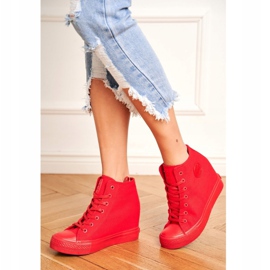 Női cipők Big Star Red FF274A193 piros 1