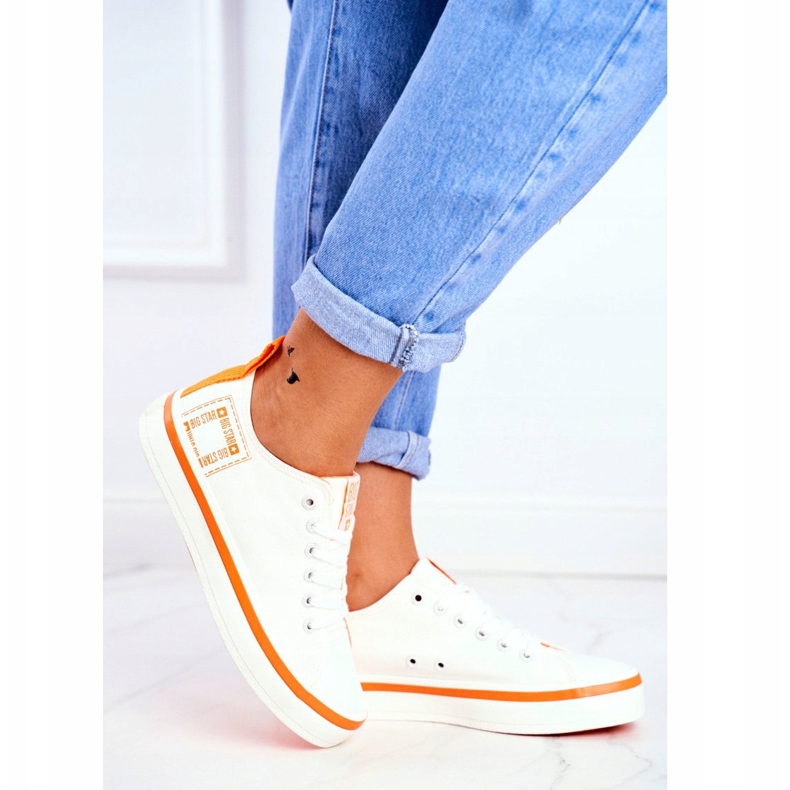 Női cipők Big Star White FF274A065 fehér 2