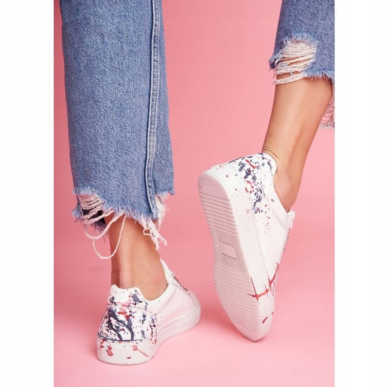 Női cipők Fehér bőr GOE FF2N3027 2