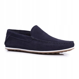 Férfi cipők GOE Navy Blue Nubuck FF1N3059 sötétkék 1
