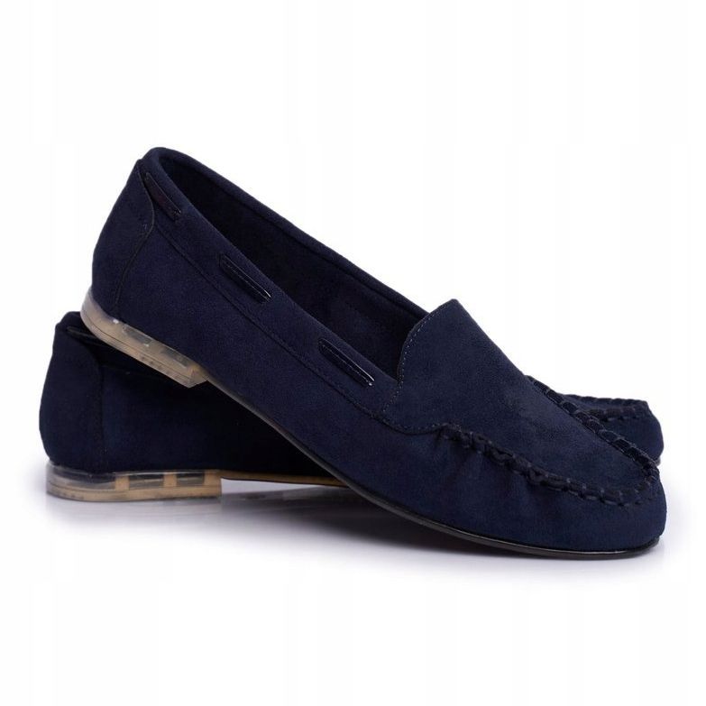 Női cipők Sergio Leone Suede Navy Blue MK722 sötétkék 1