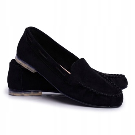 Női cipők Sergio Leone Suede Black MK722 fekete 1
