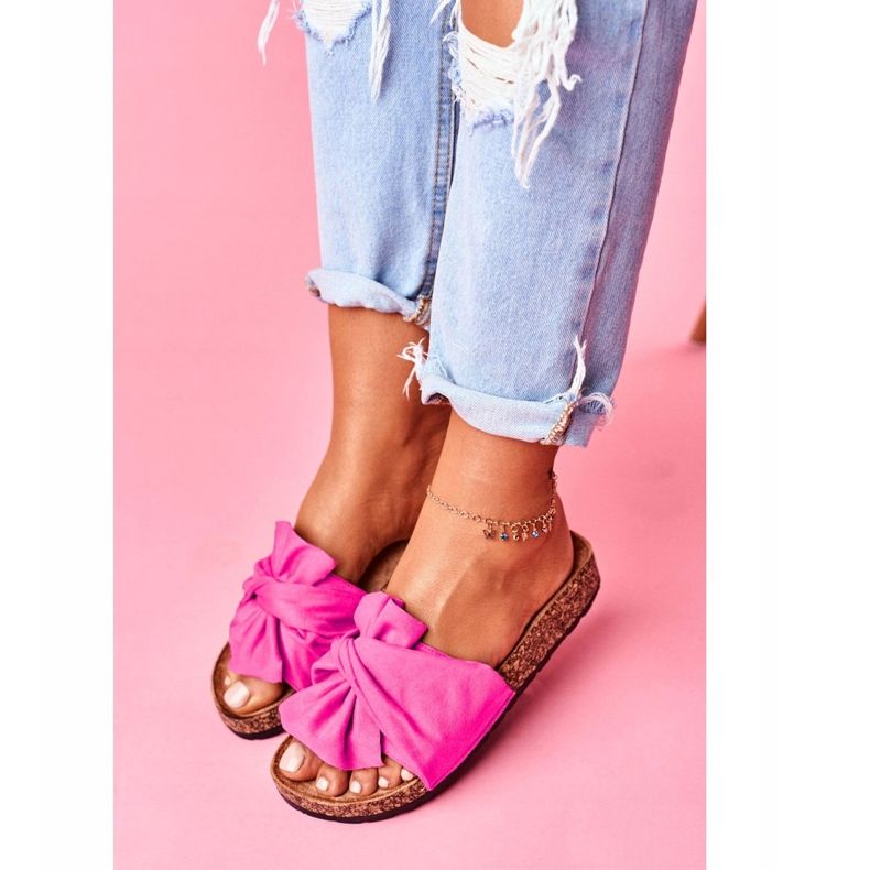 PS1 Női papucs parafa íjakon Fuchsia Felis rózsaszín 2