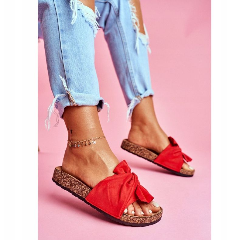 PS1 Női papucs parafa íjakon piros Felis 2