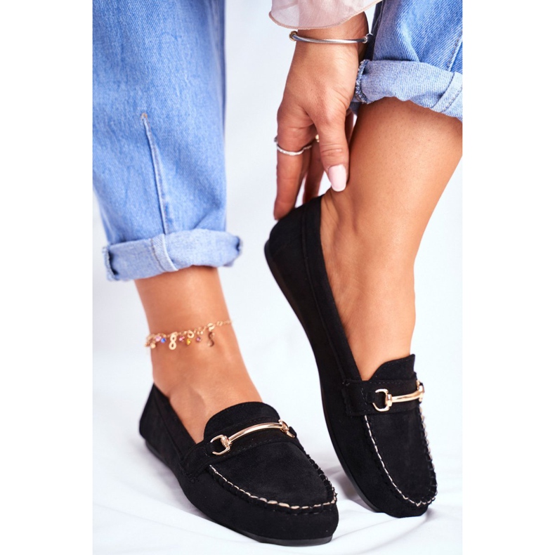 BUGO Női cipők Suede Black Dive fekete 1