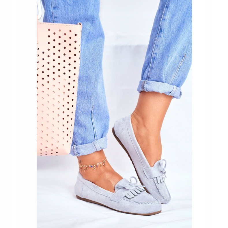 BUGO Női cipők Velúr kék Velucci 1