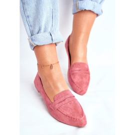 BUGO Női cipők Suede CH-1M6 Pink Laveria rózsaszín 2