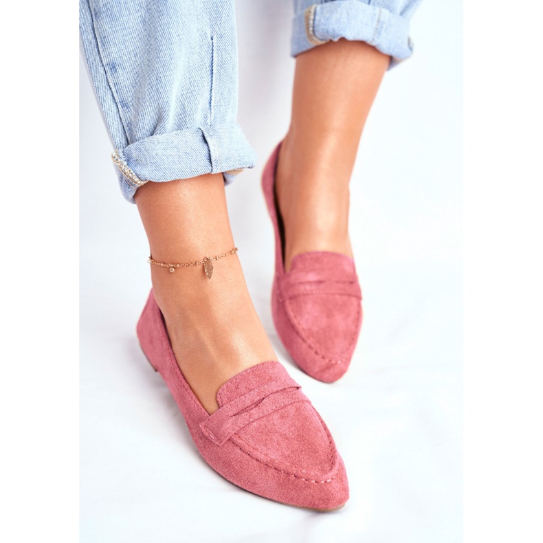 BUGO Női cipők Suede CH-1M6 Pink Laveria rózsaszín 2