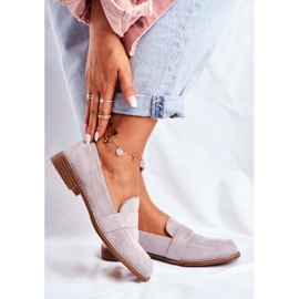 SEA Női Brogues Suede Grey Cintra szürke 1