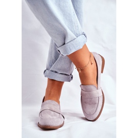 SEA Női Brogues Suede Grey Cintra szürke 2