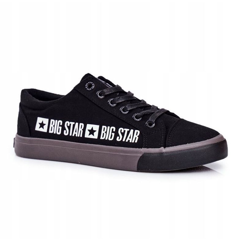 Férfi cipők Big Star Black FF174527 fekete 1