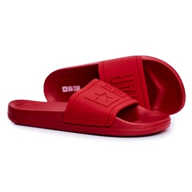 Férfi papucs Big Star Rubber Red DD174689 piros 1