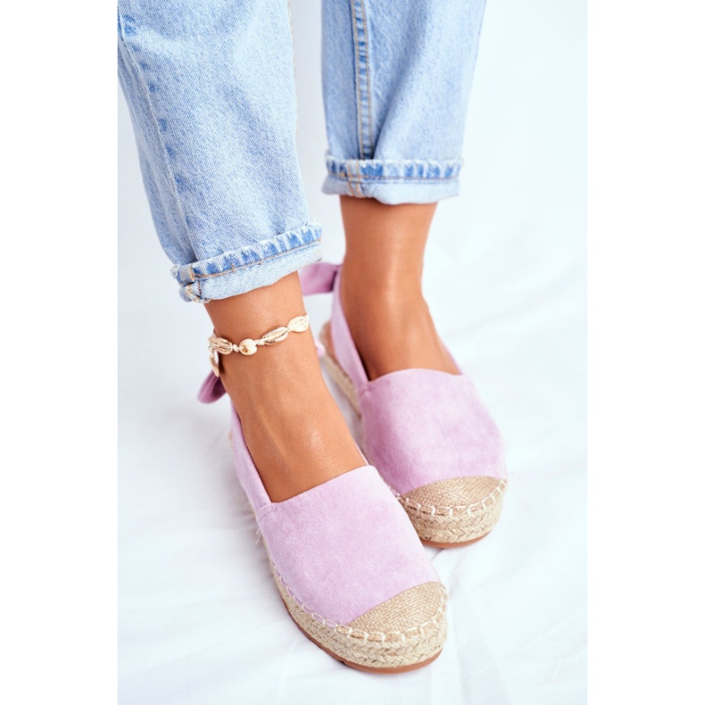 FRJ Női espadrilles Suede Violet Contour lila 2