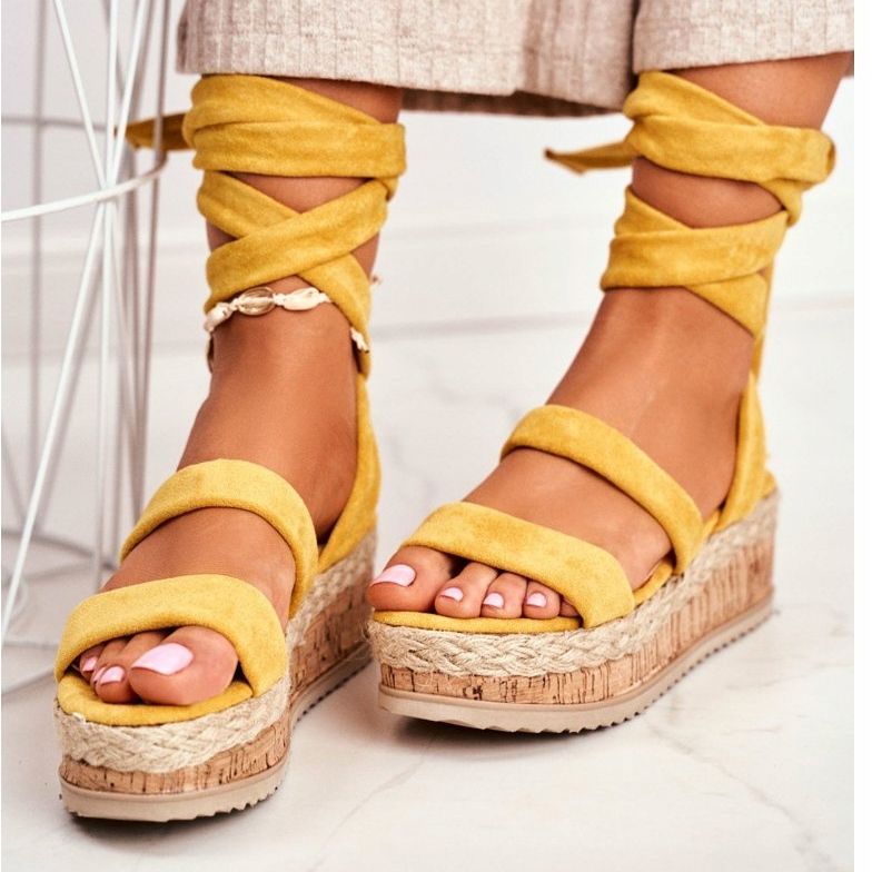 FS1 Női szandál a platformon Sárga La Favorite 2 FS1 Női szandál a platformon Sárga La Favorite 2