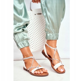 FW1 Alison White Flat női szandál fehér 1