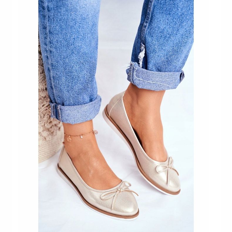 Női balerinák Sergio Leone Gold BL612 aranysárga 2