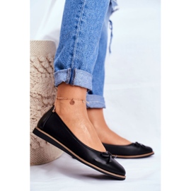 Női balerinák Sergio Leone Black BL612 fekete 1