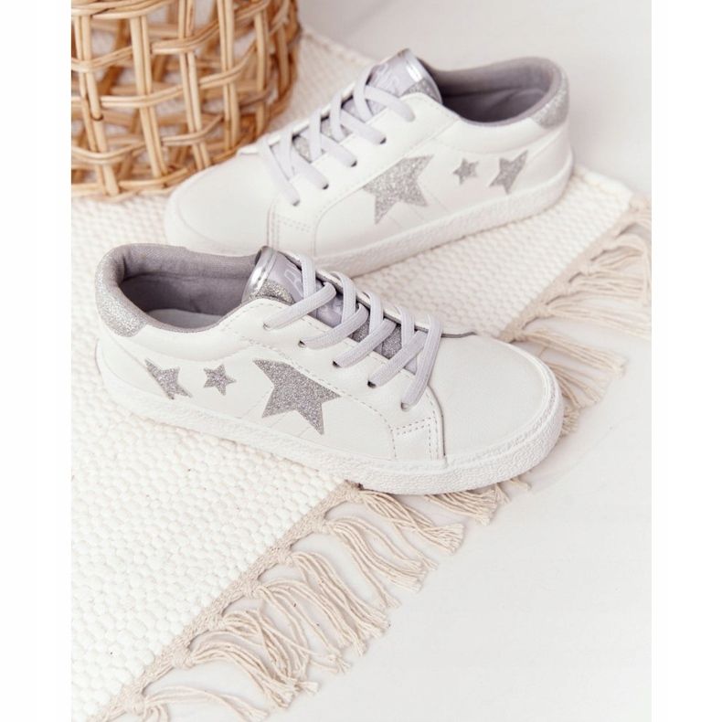 Gyermekcipők Gyermek Big Star Slip-on White FF374034 fehér fehér 1