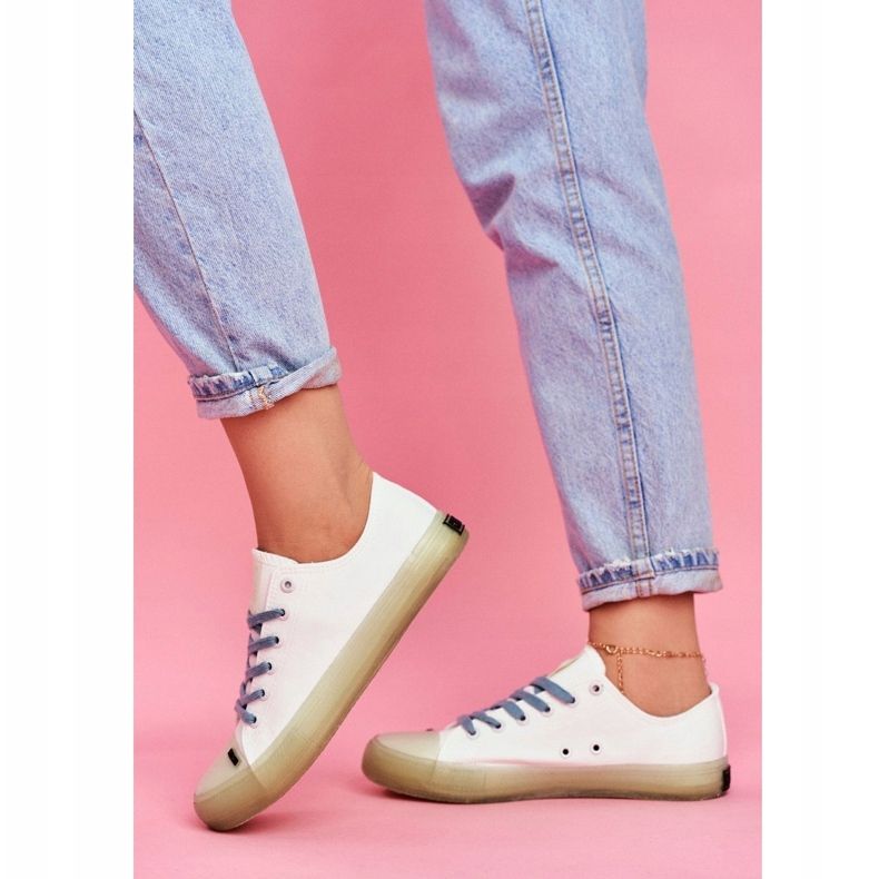 Női cipők Big Star White FF274256 fehér 1