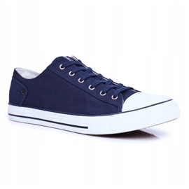 Férfi cipők Big Star Navy Blue DD174270 kék 1