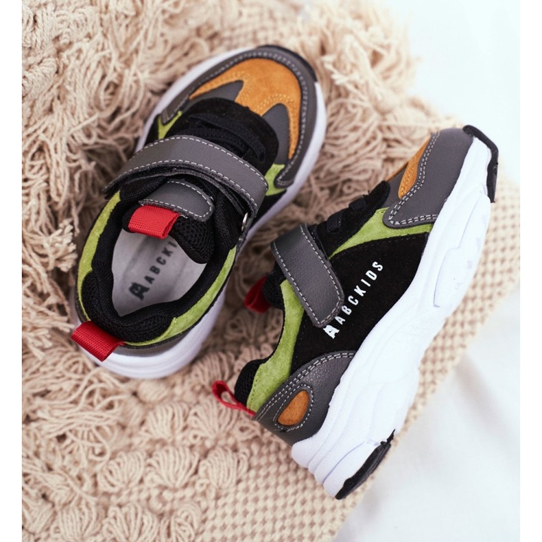 ABCKIDS Fekete gyermekek sportcipője ABCISS B932104063 2