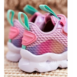 Sport gyermekcipő Csillogó lila ABCKIDS B011105220 ibolya 2