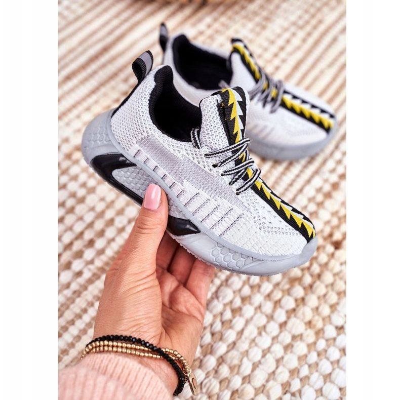 FRROCK Sportcipő Gyermek szürke és fehér öltés 1