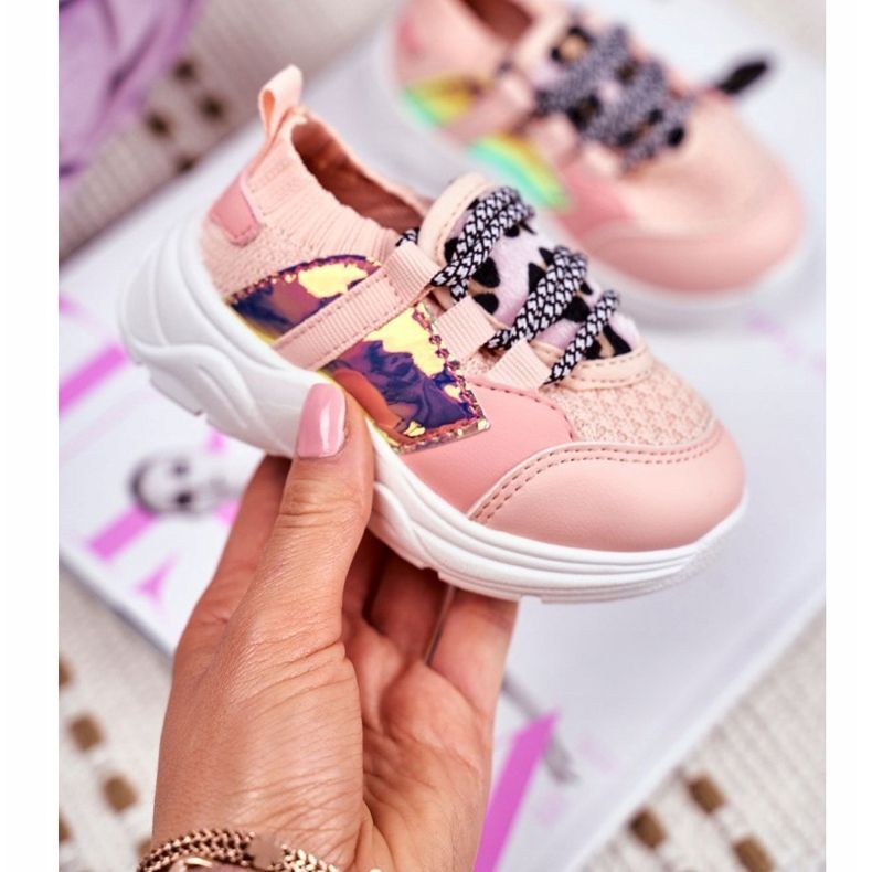 FRROCK Gyermek rózsaszín Velma sportcipő 1