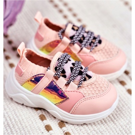 FRROCK Gyermek rózsaszín Velma sportcipő 2