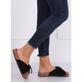 Fekete Boho női papucs CK136P Fekete 2