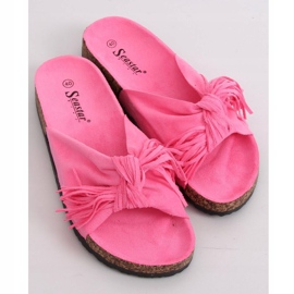 Női rózsaszín boho papucs CK136P Fushie 1