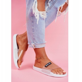 Női papucs Big Star Transparent White DD274A258 fehér 2