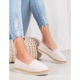 Small Swan Textil espadrillák barna 1