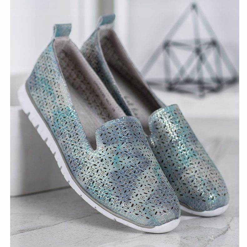 Filippo Bőr urak a platformon kék 2