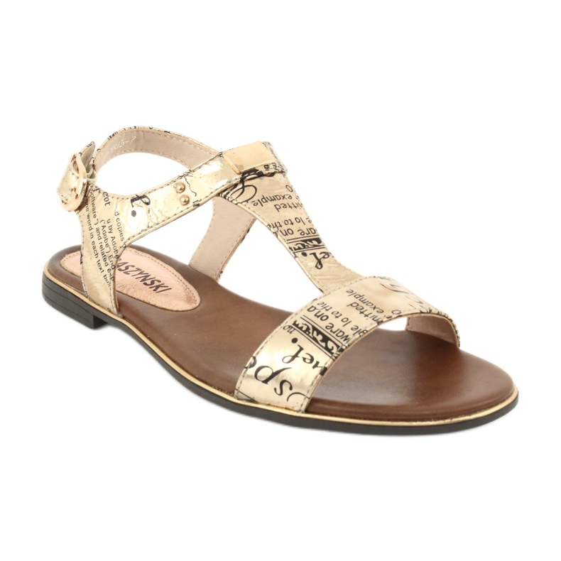 M.Daszyński Arany szandál újság Daszyński MR1583-7 fekete sárga 1