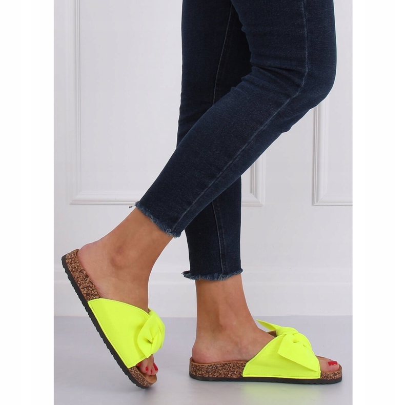 Neon CK108 papucs a parafa talpon sárga 1