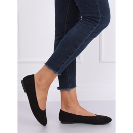 Puha fekete női balerinák NK17P Fekete 2
