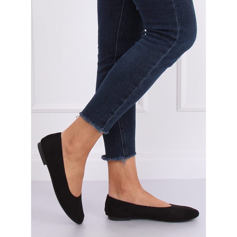 Puha fekete női balerinák NK17P Fekete 2