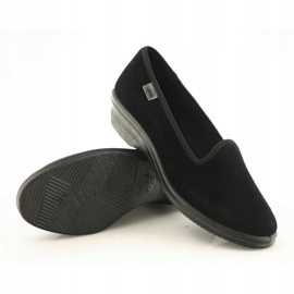 Fekete Befado 262D008 wedge tornacipő 5