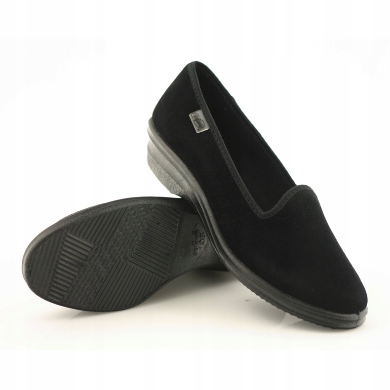 Fekete Befado 262D008 wedge tornacipő 5