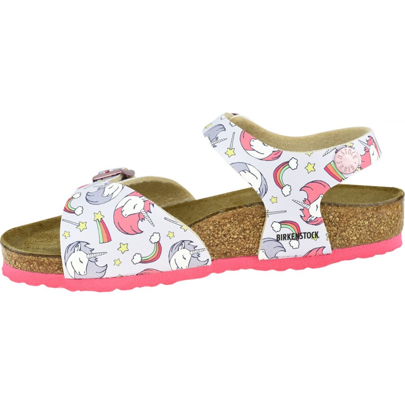 Birkenstock Rio Plain Bfdd Kids 1015620 szandál rózsaszín 1