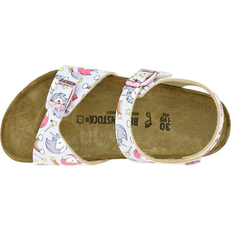 Birkenstock Rio Plain Bfdd Kids 1015620 szandál rózsaszín 2