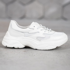 Filippo Fehér bőr cipők 2