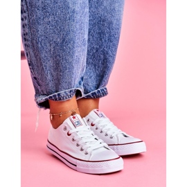 Női fehér flamenco cipők 2