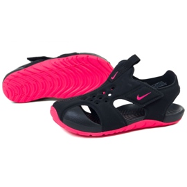 Nike Sunray Protect 2 Jr 943827-003 cipő fekete rózsaszín 1